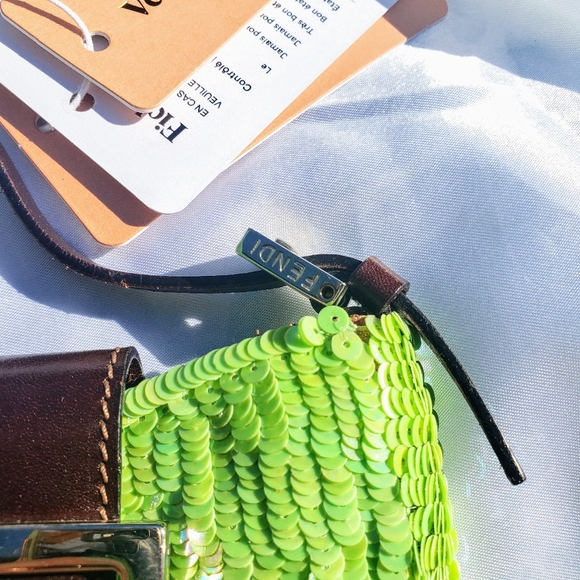 💚SOLD FENDI SEQUIN CROISSANT💚 - Picture 8 of 11